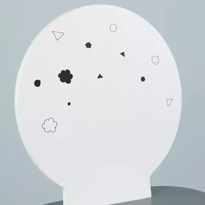 Talori Tavolo e Sedia per Bambini con Scaffale Grigio/Bianco