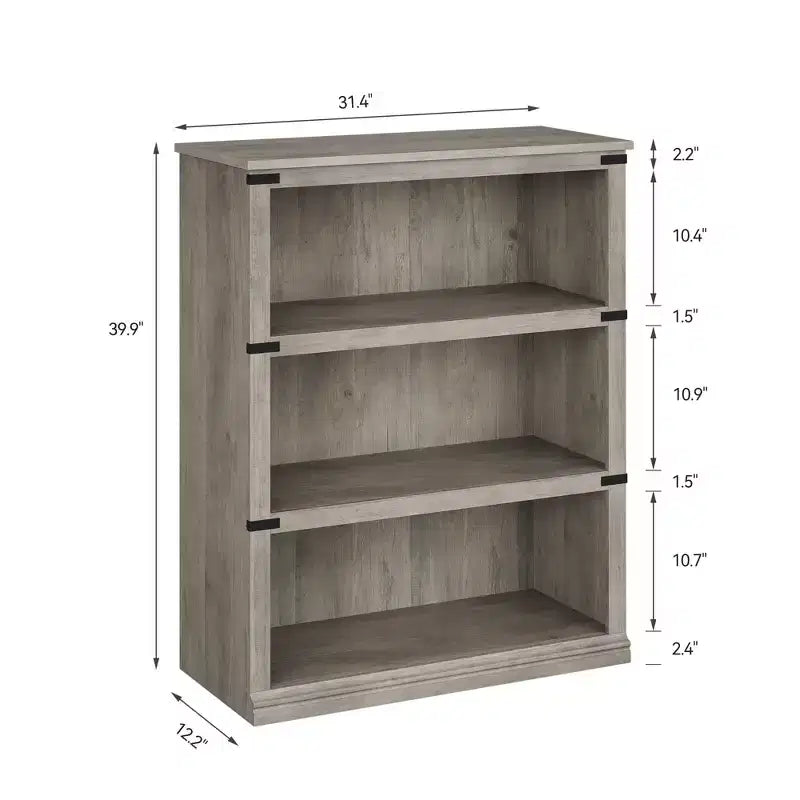 Libreria a 3 ripiani, Scaffale portagioie in legno indipendente, Espositore portaoggetti, Unità di scaffalatura per esposizione