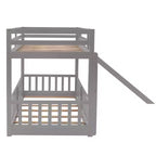 Letto a capanna in legno con letto estraibile e scaffali, bianco