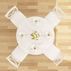 Set da pranzo da 5 pezzi per 4 persone, tavolo da pranzo in finto marmo con 4 sedie per cucina, piccoli spazi, nero/bianco