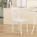Set da pranzo da 5 pezzi per 4 persone, tavolo da pranzo in finto marmo con 4 sedie per cucina, piccoli spazi, nero/bianco