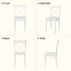 Set da pranzo da 5 pezzi per 4 persone, tavolo da pranzo in finto marmo con 4 sedie per cucina, piccoli spazi, nero/bianco