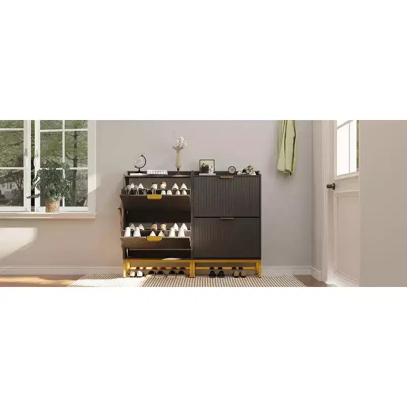 Cespugli Artificiali da Esterno Resistenti ai Raggi UV con Picchetti a Terra, Arbusti Realistici per Giardino, Portico, Interno/Esterno