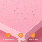 Tavolo da manicure/unghie da 42.5 pollici in MDF bianco con 3 cassetti e vano portaoggetti, ante e aspiratore elettrico