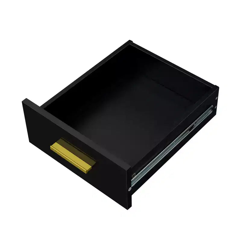 Toeletta da Trucco con Specchio, Mobile Contenitore Moderno con 4 Cassetti, Cassettiera in Legno con Comodino per Camera da Letto