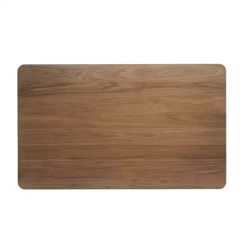 Set da pranzo Megann Mid-Century moderno in legno con 5 pezzi imbottiti in tessuto