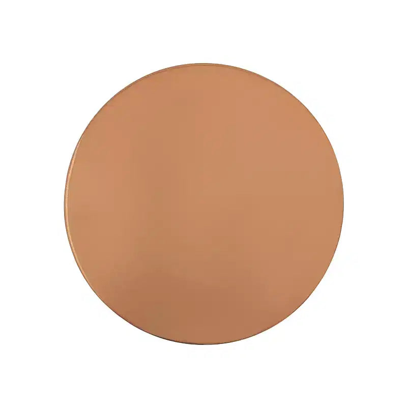 Tavolino da cocktail Hersi in metallo, oro rosa, 7x7x20