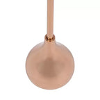 Tavolino da cocktail Hersi in metallo, oro rosa, 7x7x20
