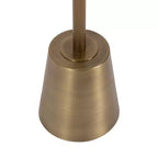 Tavolino rotondo in metallo Tira, oro, 35x35x61 cm