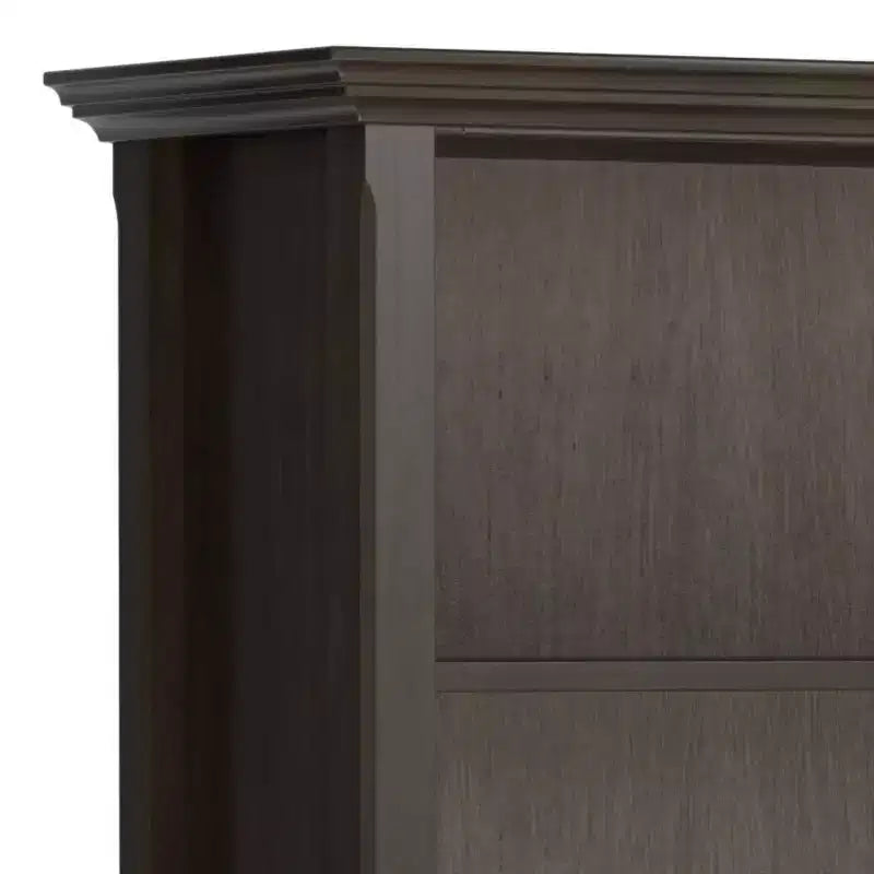 Set da pranzo Jinna moderno di metà secolo in legno di gomma da 5 pezzi con sedie imbottite