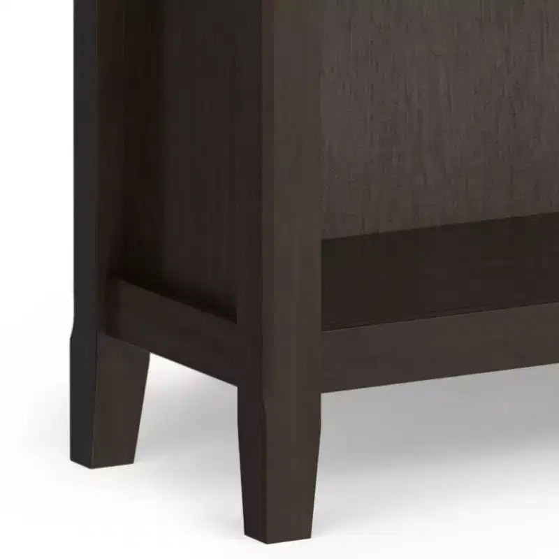 Set da pranzo Jinna moderno di metà secolo in legno di gomma da 5 pezzi con sedie imbottite