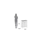 Buffet Server con piano in acciaio inossidabile