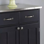 Buffet Server con piano in acciaio inossidabile